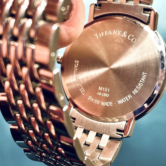 Tiffany & Co. Unisex Watch Classic Roman Numeral Design. Needs new battery. - Picture 6 of 12